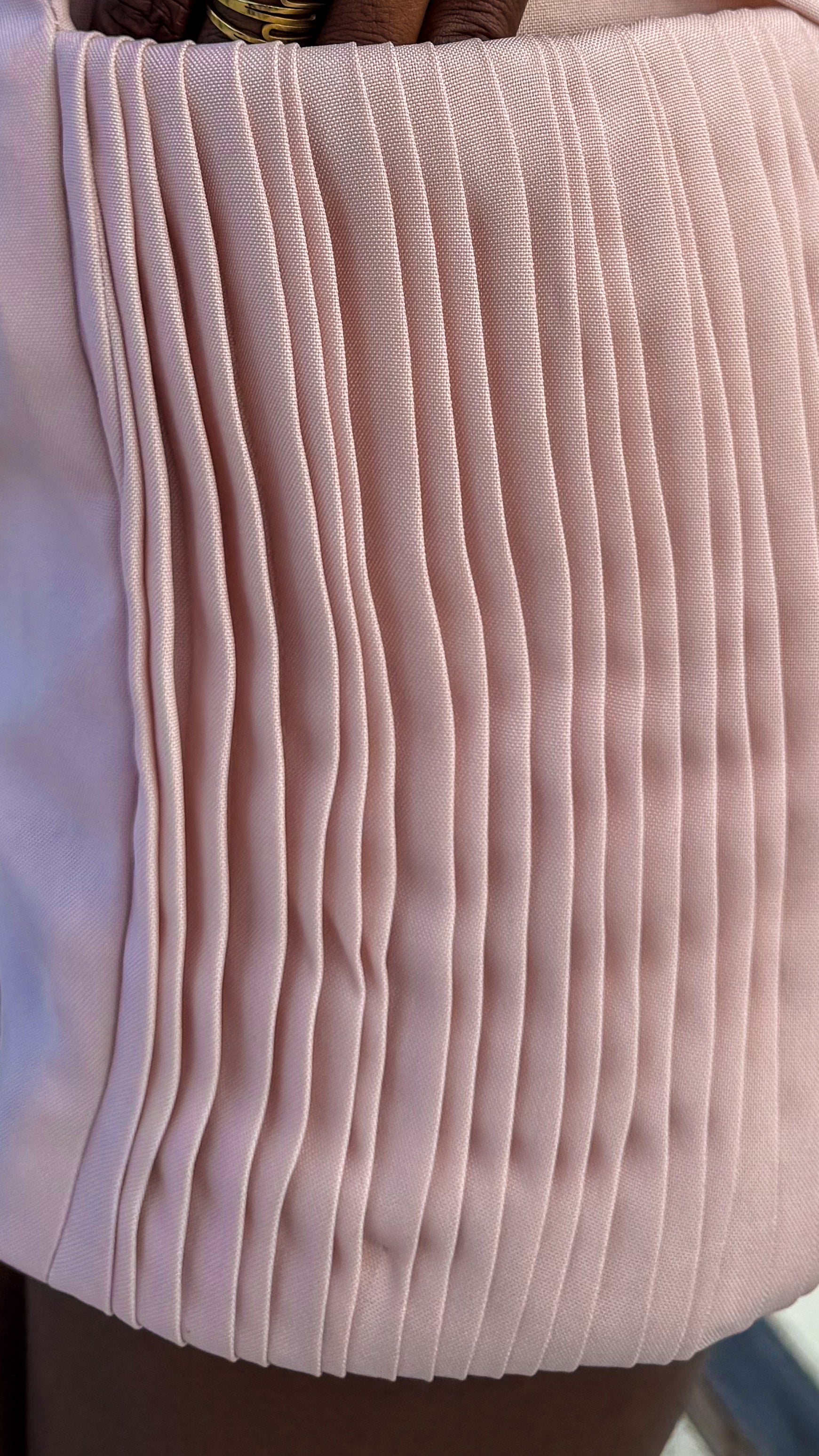 Golden Drift Pleated shorts